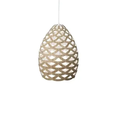 david trubridge - Tui Taklampa Ø68 Vit 1 Sida