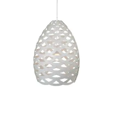 david trubridge - Tui Taklampa Ø95 Vit 2 Sidor