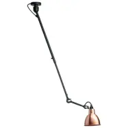 Lampe Gras - 302 L Taklampa Svart/Koppar