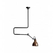 Lampe Gras - 312 Taklampa Svart/Raw Koppar/Vit