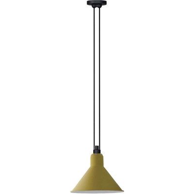 Lampe Gras - 322 L Taklampa Konisk Gul