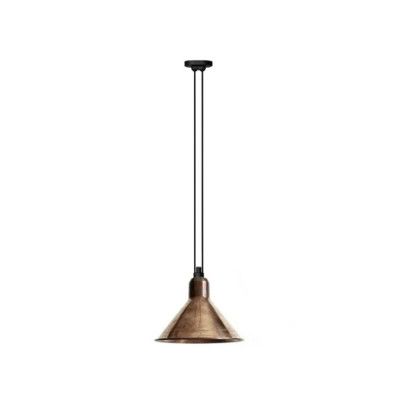 Lampe Gras - 322 L Taklampa Conical Raw Copper
