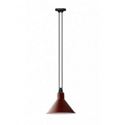 Lampe Gras - 322 L Taklampa Konisk Röd