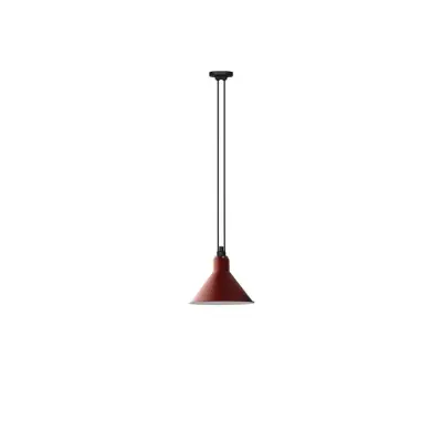 Lampe Gras - 322 L Taklampa Konisk Röd