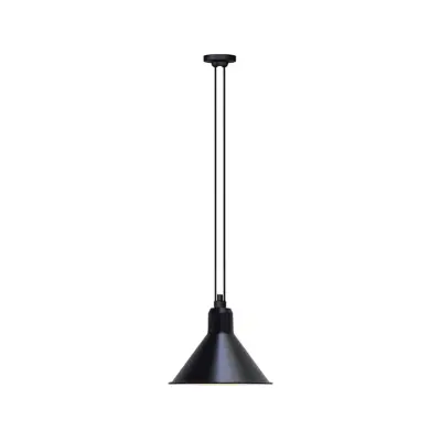 Lampe Gras - 322 L Taklampa Konisk Svart/Koppar