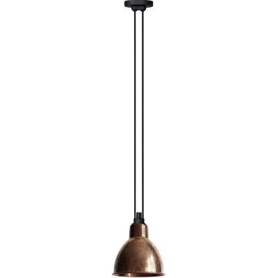 Lampe Gras - 322 L Taklampa Round Raw Copper/White