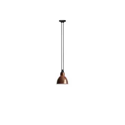 Lampe Gras - 322 L Taklampa Round Raw Copper/White