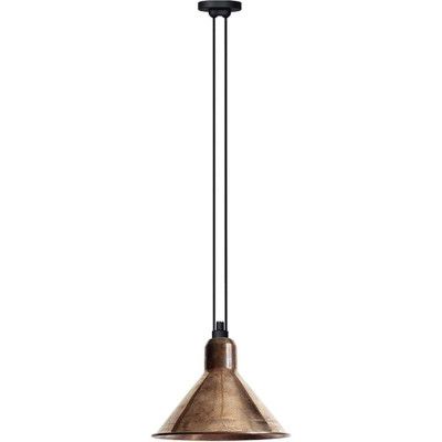Lampe Gras - 322 XL Taklampa Conical Raw Copper