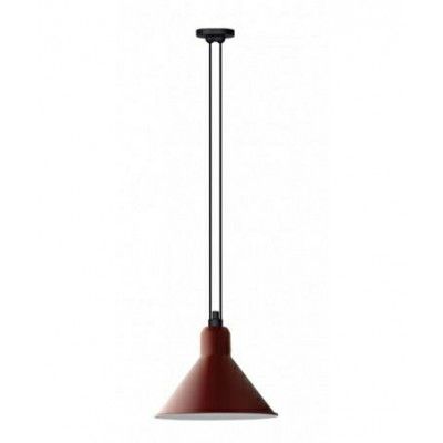 Lampe Gras - 322 XL Taklampa Konisk Röd