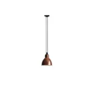 Lampe Gras - 322 XL Taklampa Round Raw Copper/White
