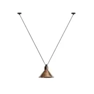 Lampe Gras - 323 L Taklampa Conical Raw Copper