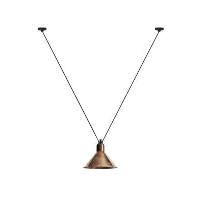 Lampe Gras - 323 L Taklampa Conical Raw Copper