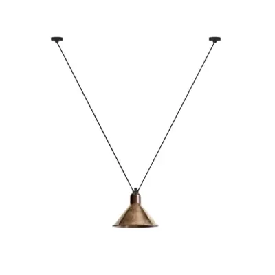 Lampe Gras - 323 L Taklampa Conical Raw Copper
