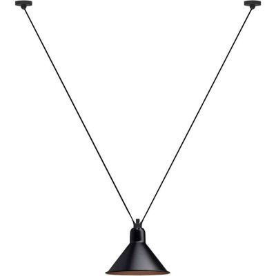 Lampe Gras - 323 L Taklampa Konisk Svart/Koppar