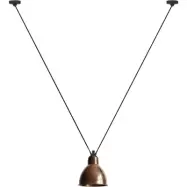 Lampe Gras - 323 L Taklampa Round Raw Copper
