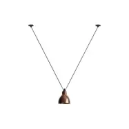 Lampe Gras - 323 L Taklampa Round Raw Copper/White