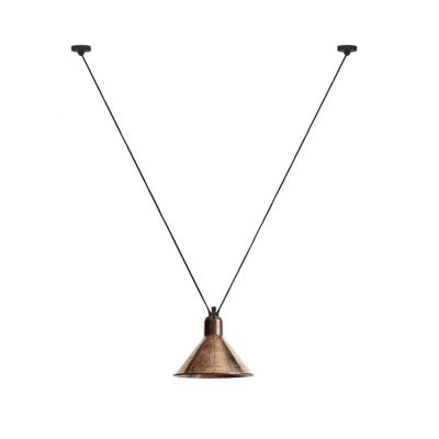 Lampe Gras - 323 XL Taklampa Conical Raw Copper