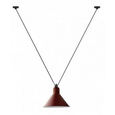 Lampe Gras - 323 XL Taklampa Konisk Röd