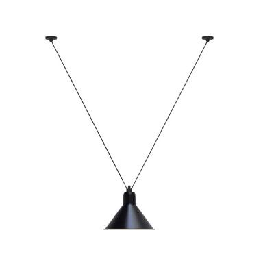 DCW - 323 XL Taklampa Konisk Svart Lampe Gras