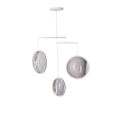 DCW - Focus 3 Taklampa White