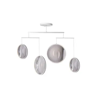DCW - Focus 4 Taklampa White