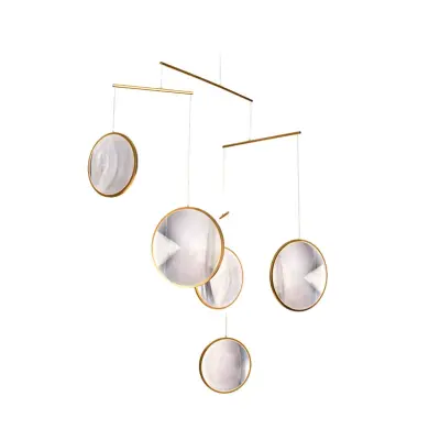 DCW - Focus 5 Taklampa Guld