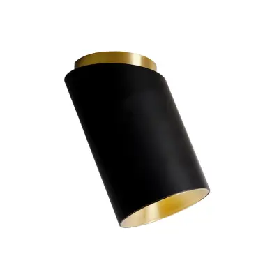 DCW - Tobo C85 asymmetrisk taklampa, svart, stål, GU10