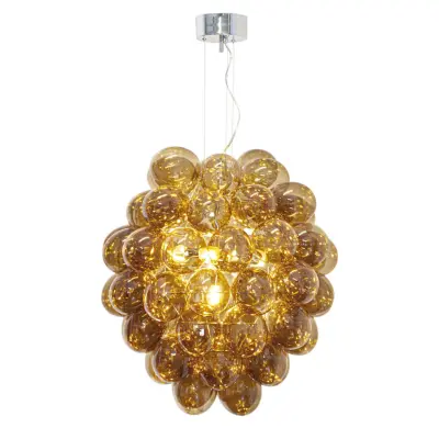 Deluxe taklampa Ø64cm Konjak