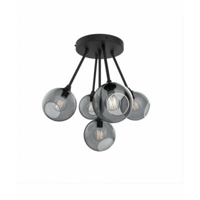 DESIGN BY US - Ballroom Molecule Taklampa Black/Smoke