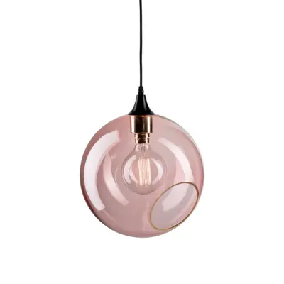 DESIGN BY US - Ballroom XL pendellampa, rosa, Ø 33 cm