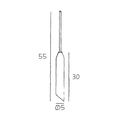DESIGN BY US - Marble Art Taklampa Brown Marble