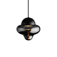 DESIGN BY US - Nutty pendellampa Smoke/Black –