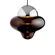 DESIGN BY US - Nutty XL pendellampa brun/krom