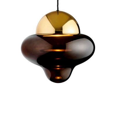 DESIGN BY US - Nutty XL Taklampa Brown/Gold