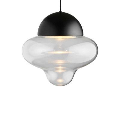 DESIGN BY US - Nutty XL Taklampa Clear/Black
