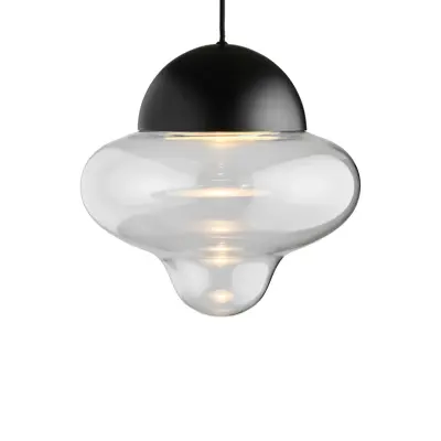 DESIGN BY US - Nutty XL Taklampa Clear/Black