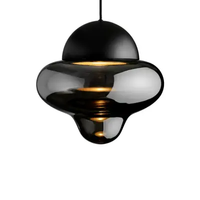 DESIGN BY US - Nutty XL Taklampa Smoke/Black