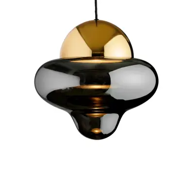 DESIGN BY US - Nutty XL Taklampa Smoke/Gold