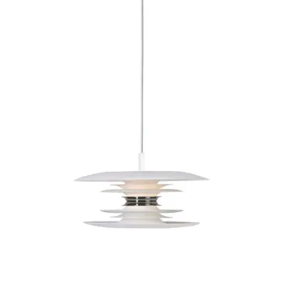 Diablo Taklampa Ø300 Mat Hvid Belid - Matsal - Metall