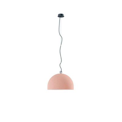 Diesel Living with Lodes - Urban Concrete Dome hänglampa, Ø50 cm, rosa – Diesel Living