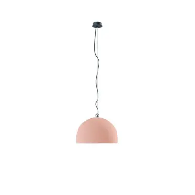Diesel Living with Lodes - Urban Concrete Dome hänglampa, Ø50 cm, rosa – Diesel Living