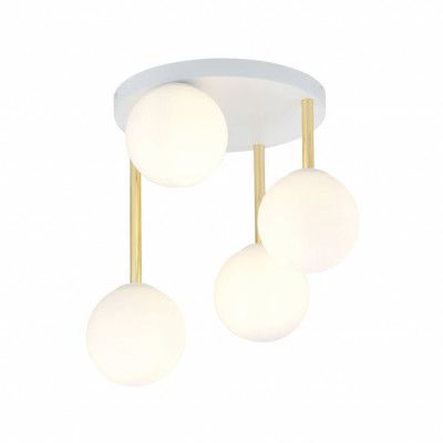 DOLCE 4 Taklampa, Vit/Guld/Vit