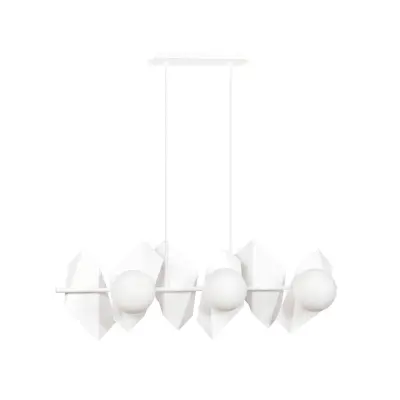 DRIFTON 6 Taklampa, Vit/Vit