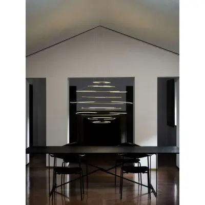 Drop 9 Taklampa Satin Silver Nemo Lighting - Matsal - Plast - Ring