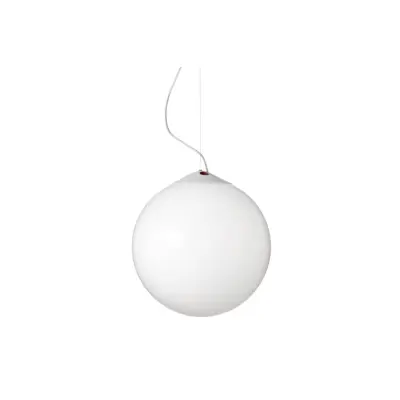 Drop Light taklampa, mattvit/opalglas 40cm