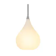 DROPS Pendel opalglas/alu Ø23