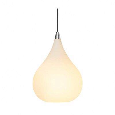 DROPS Pendel opalglas/alu Ø23