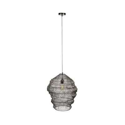 DUTCHBONE Luca taklampa L - svart järn