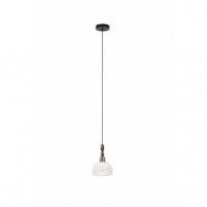 DUTCHBONE Poppy taklampa, bred - vit keramik