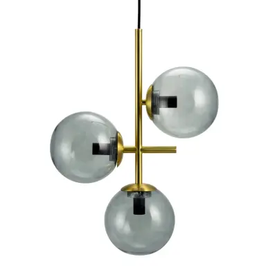 Dyberg Larsen - Como Taklampa Smoke/Brass